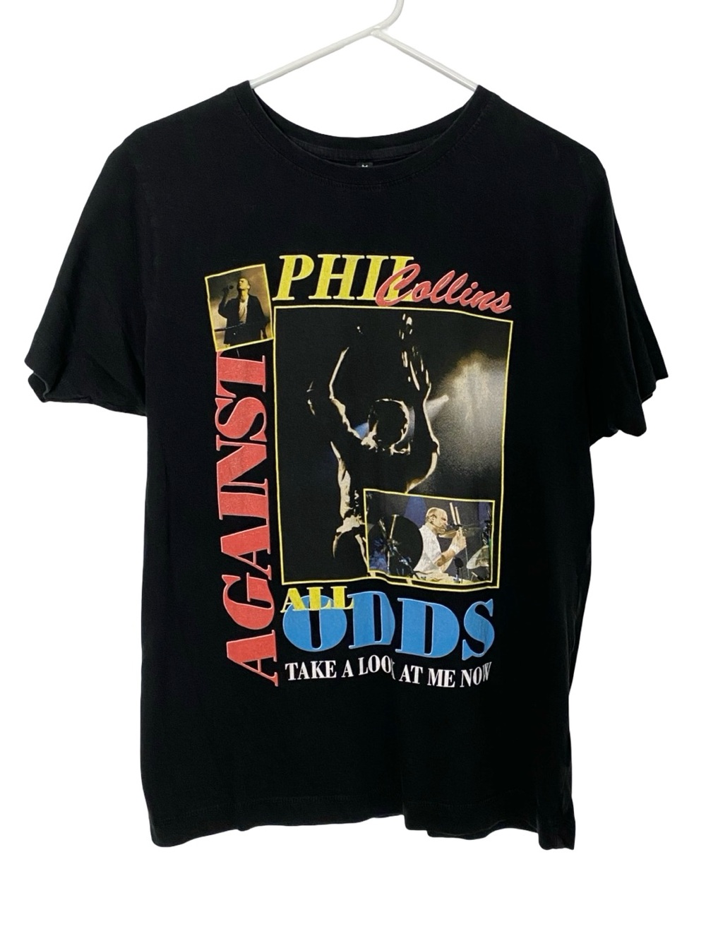 Phil Collins Band Tee Tshirt Unisex Size Medium Chest 19 x Length 26 Concert
